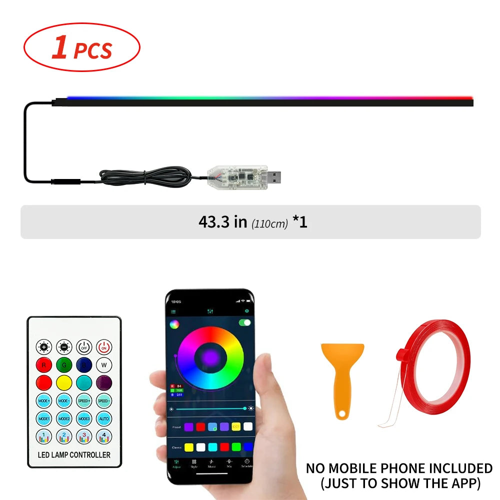 Tidesmit LED Ring Light for Content Creation, Adjustable Color & Tripod 110cm Tidesmit