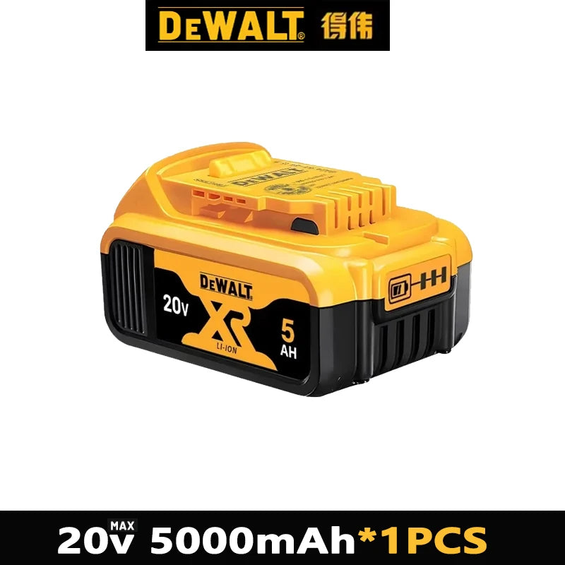 100% Original 20V 6.0Ah MAX Battery Power Tool Replacement For DeWalt DCB184 DCB181 DCB182 DCB200 20V 5A 6A 18Volt 20v Battery