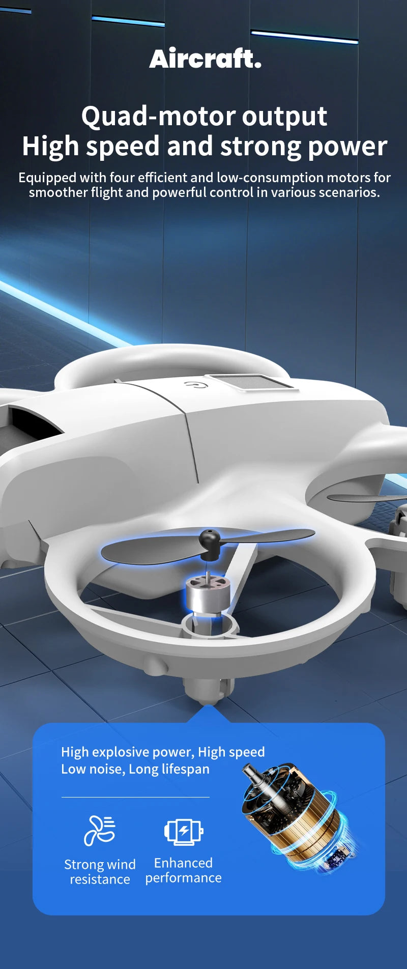 4K FPV Camera Drone H135 - Foldable RC Quadcopter with Wide Angle Lens Tidesmit