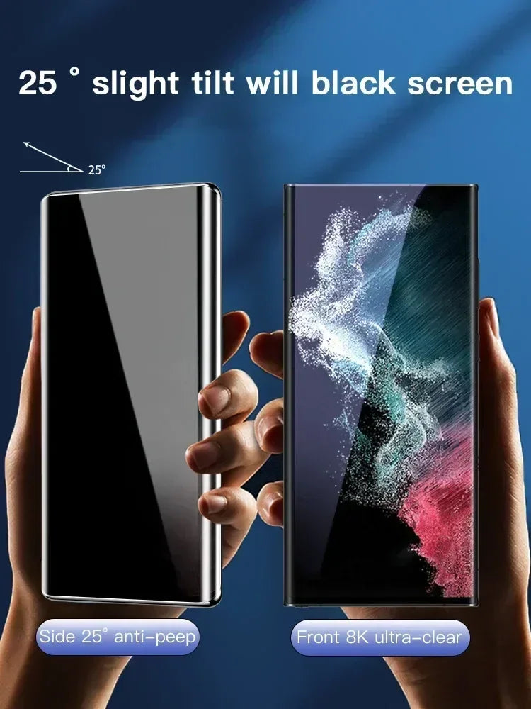 Privacy Ceramic Screen Protector for Samsung Galaxy S24 Ultra Tidesmit
