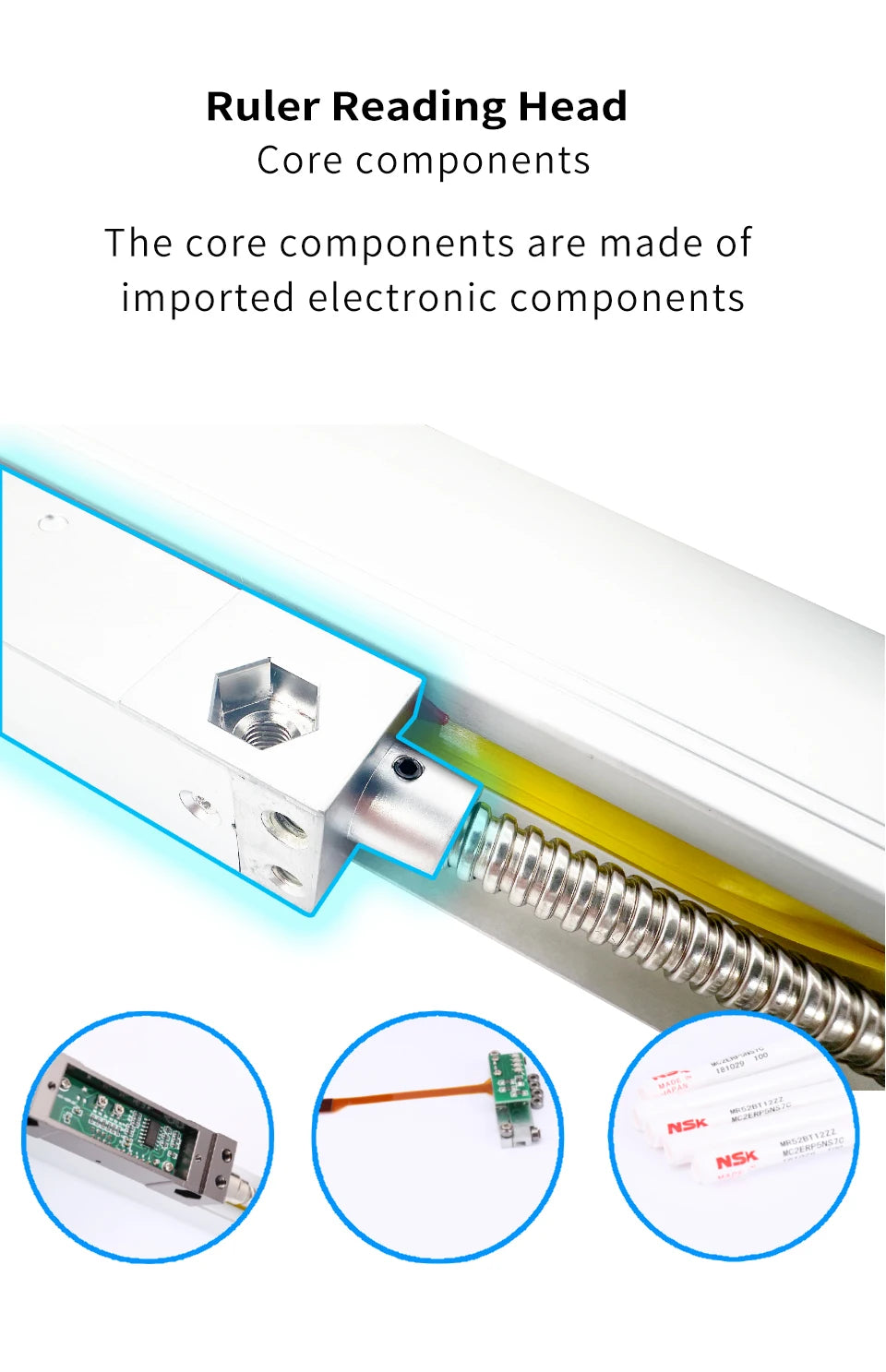SINO SDS2-3VA Set 3 Axis And 2 Axis LCD DRO Kit Digital Readout KA35 Glass Linear Scale Encoders For Lathe Grinder Milling