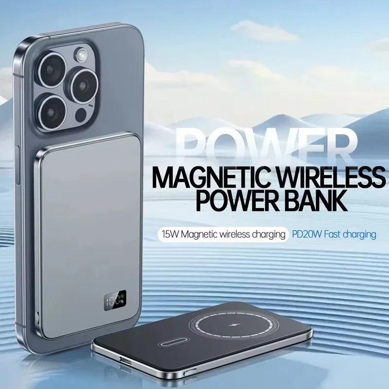 Tidesmit Magnetic Wireless Power Bank | Fast Charging Portable Charger Tidesmit