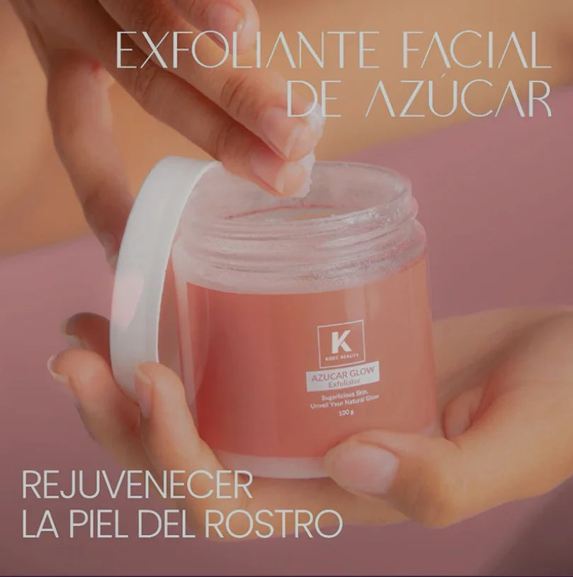 Facial Sugar Scrub Exfoliator | Brightening Natural Skin Polish 100g Scrubs Treatments Tidesmit