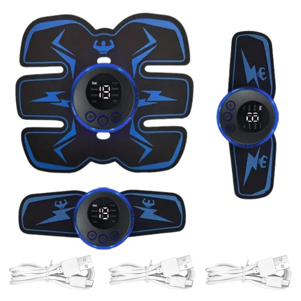 EMS Muscle Stimulator Wireless Trainer - Portable Stress Relief Device Relaxation Treatment SET Tidesmit