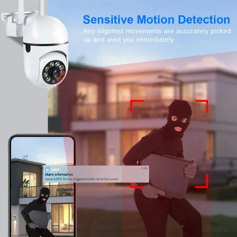 8MP Wifi Camera Wireless IP Surveillance Camera Video Monitor Night Vision Human Tracking Two-Way Audio Smart Home Baby Monitor