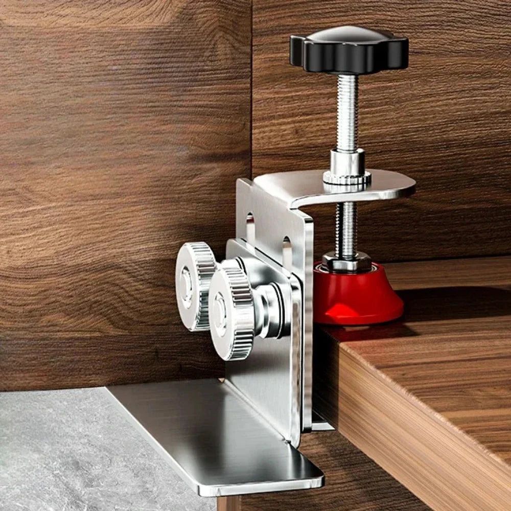 New Cabinets Frame Jig Woodworking Cabinet Door Mounting Positioner Adjustable Stainless Steel Cabinet Door Mounting Clamp