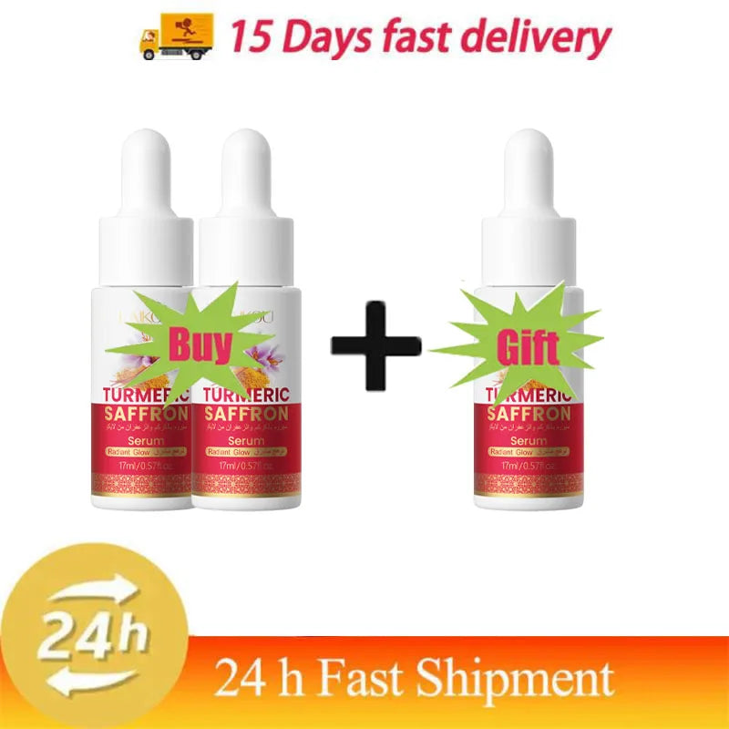 Turmeric Freckle Removing Whitening Essence Fade Pigmentation Melasma Dark Spots Corrector Repair Serum Korean Skin Care