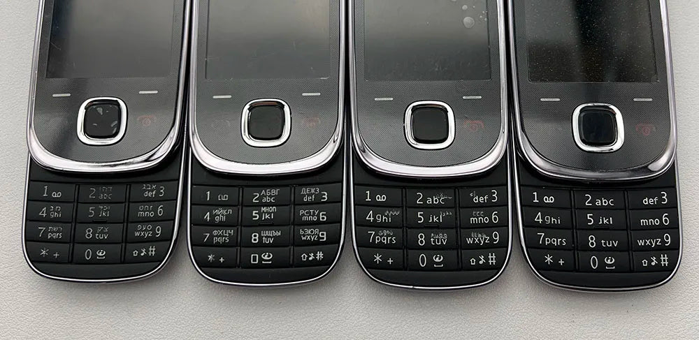 Original 7230 Mobile Cell Phone Unlocked English Russian Hebrew Arabic Keyboard 2G 3G GSM Cellphone. Made in Finland