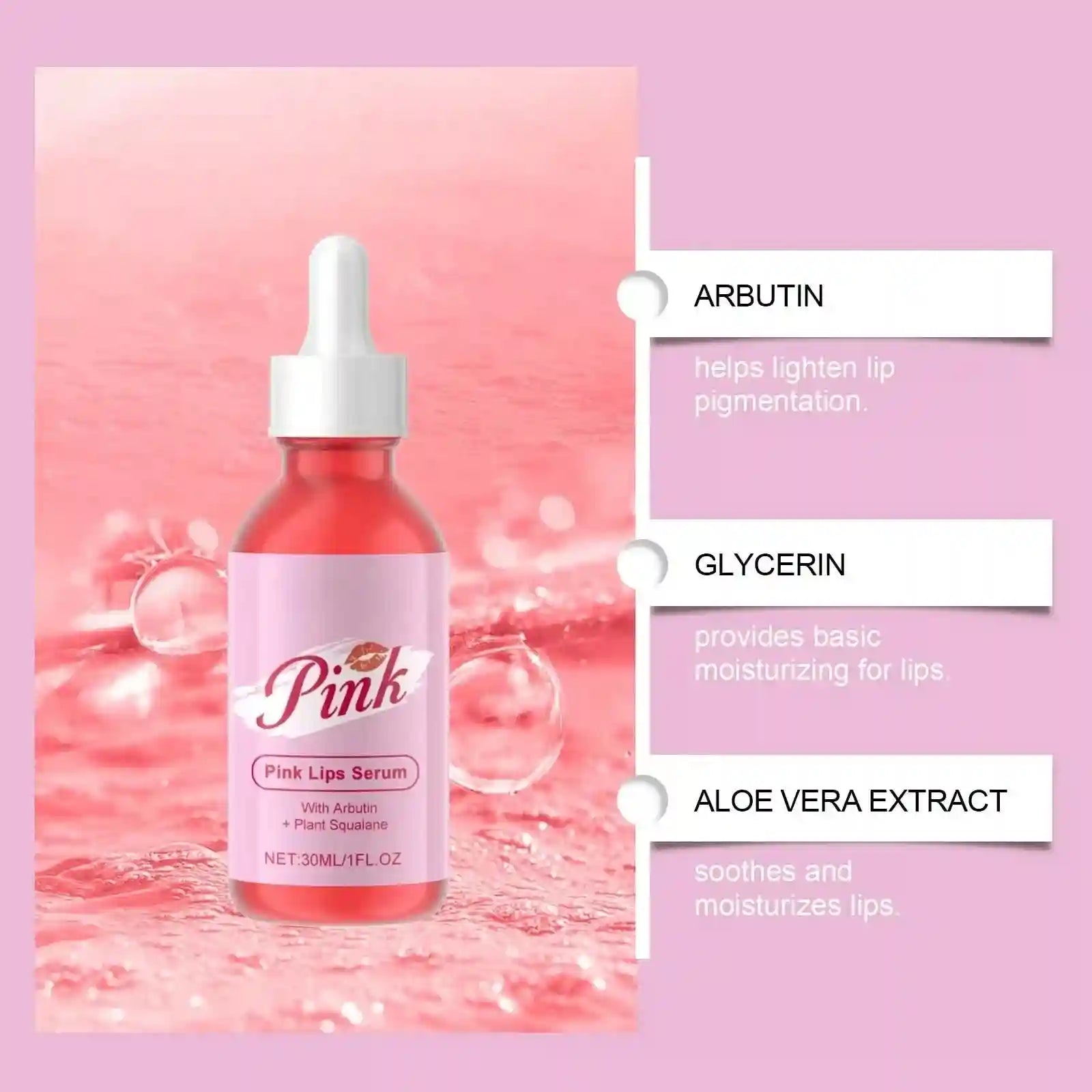Lip Plumping Serum – Nourishing Anti-Wrinkle Lip Treatment Lip Care Tidesmit