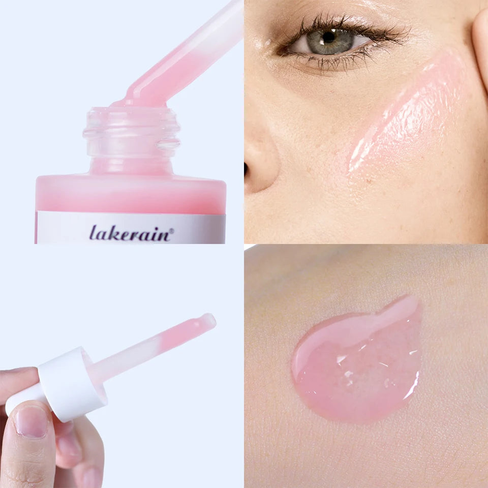 2Pcs Korean Glass Glow Skin Set, Salmon DNA PDRN Pink Peptide Serum With Niacinamide Milky Toner, Hydrating Soothing Firming Kit