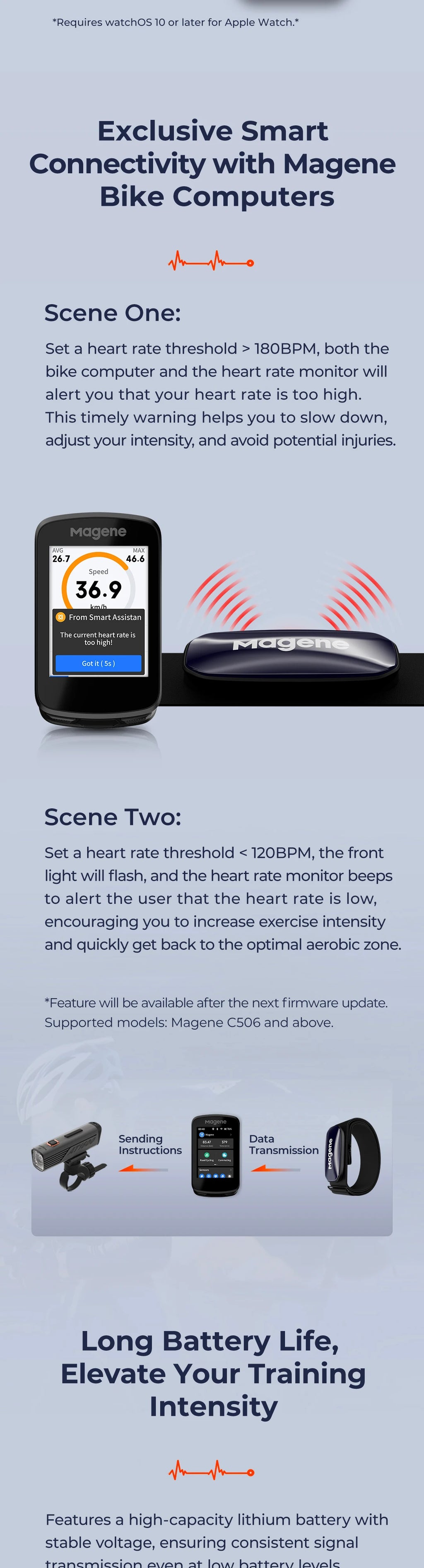 H613 Rechargeable Bluetooth Heart Rate Monitor Chest Strap by Tidesmit Tidesmit