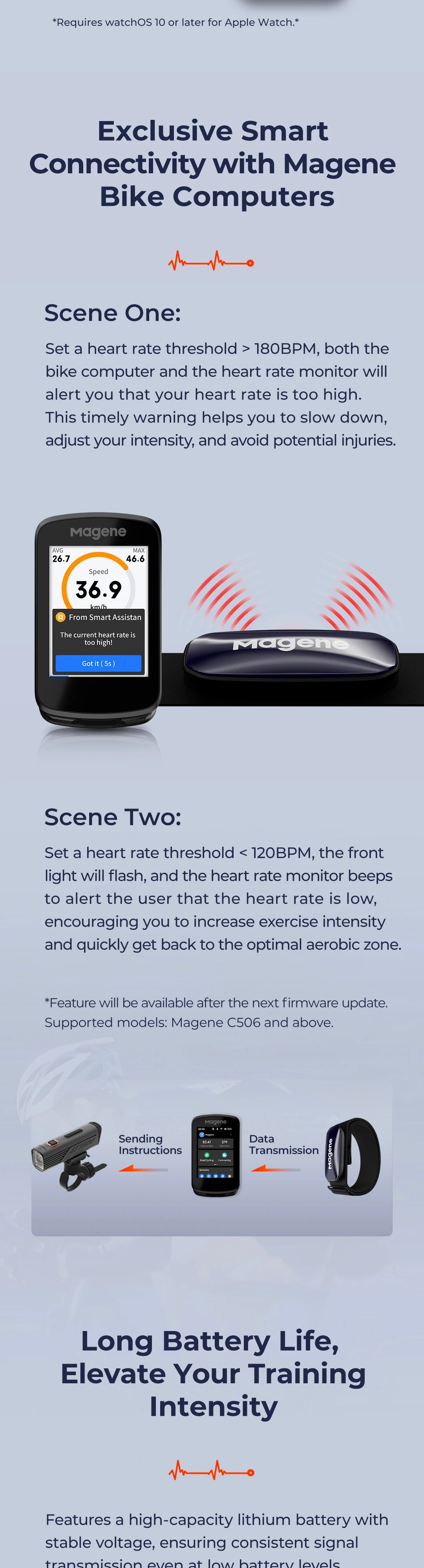 H613 Rechargeable Bluetooth Heart Rate Monitor Chest Strap by Tidesmit Tidesmit
