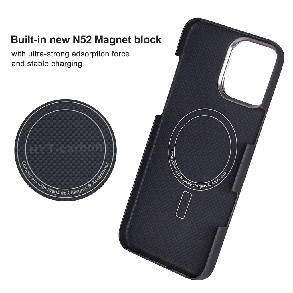iPhone 16 Pro Max Aramid Fiber Case - Slim Military-Grade Protective Cover Tidesmit