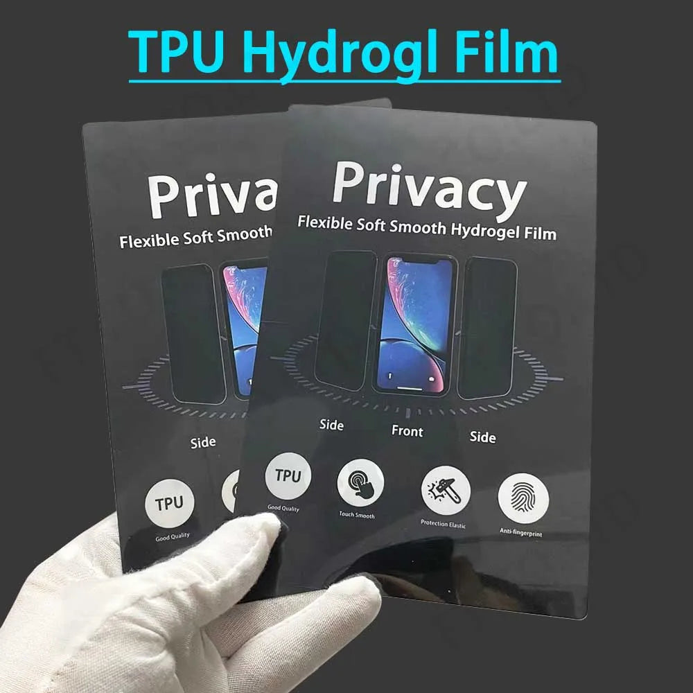 10/25/50/100pcs Matte Smart Phone Screen Protector Hydrogel Sheet for iPhone 15plus Film Cutting Machine Plotter Y22 Privacy
