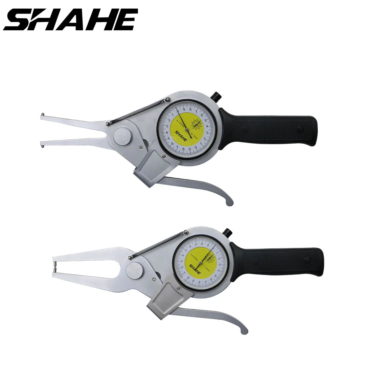 SHAHE Inside Outside Snap Gauge 0.01mm Dial Internal Caliper Gauge Measuring Tools