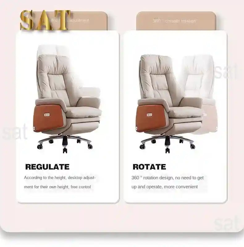 Massage Office Chair - Ergonomic Reclining Seat with Heat Therapy Massage Chairs Tidesmit