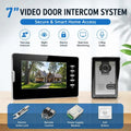 Video Door Phone Doorbell Intercom System 7" Monitor IR Camera Night Vision 1V1