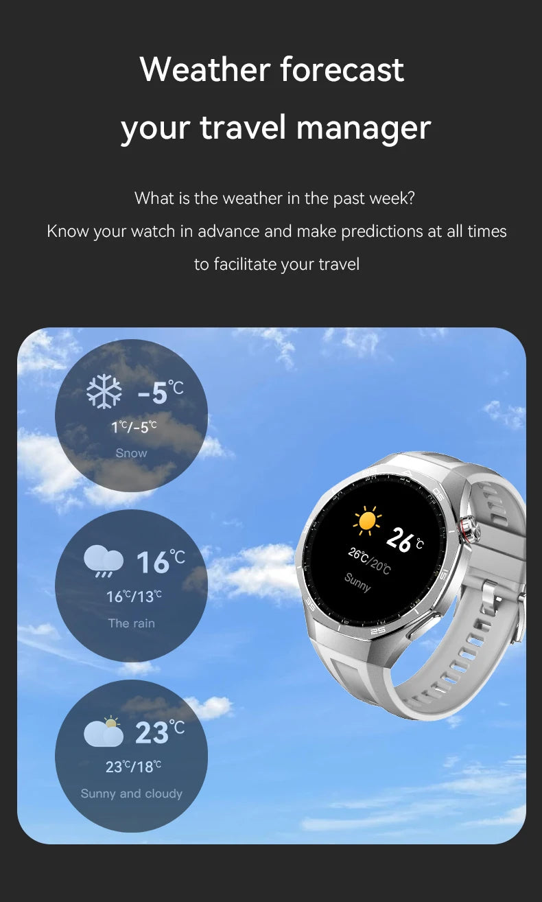 LAXASFIT Smart Watch 1.52" HD Game Dial Dynamic Dial Bluetooth Call Voice Assistant Wireless Charging Fitness Tracker