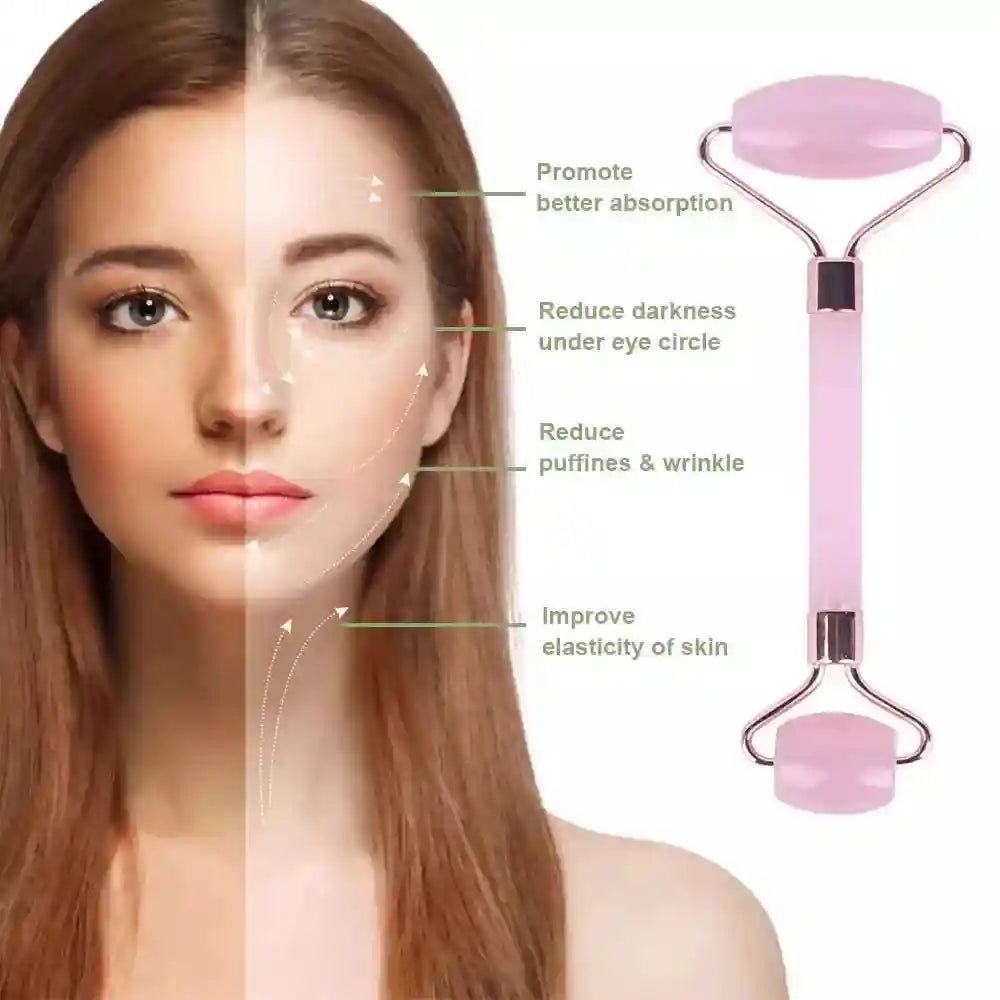 Facial Massage Roller 3-Piece Set for Anti-Wrinkle Skin Care Eye Massage Instrument Tidesmit