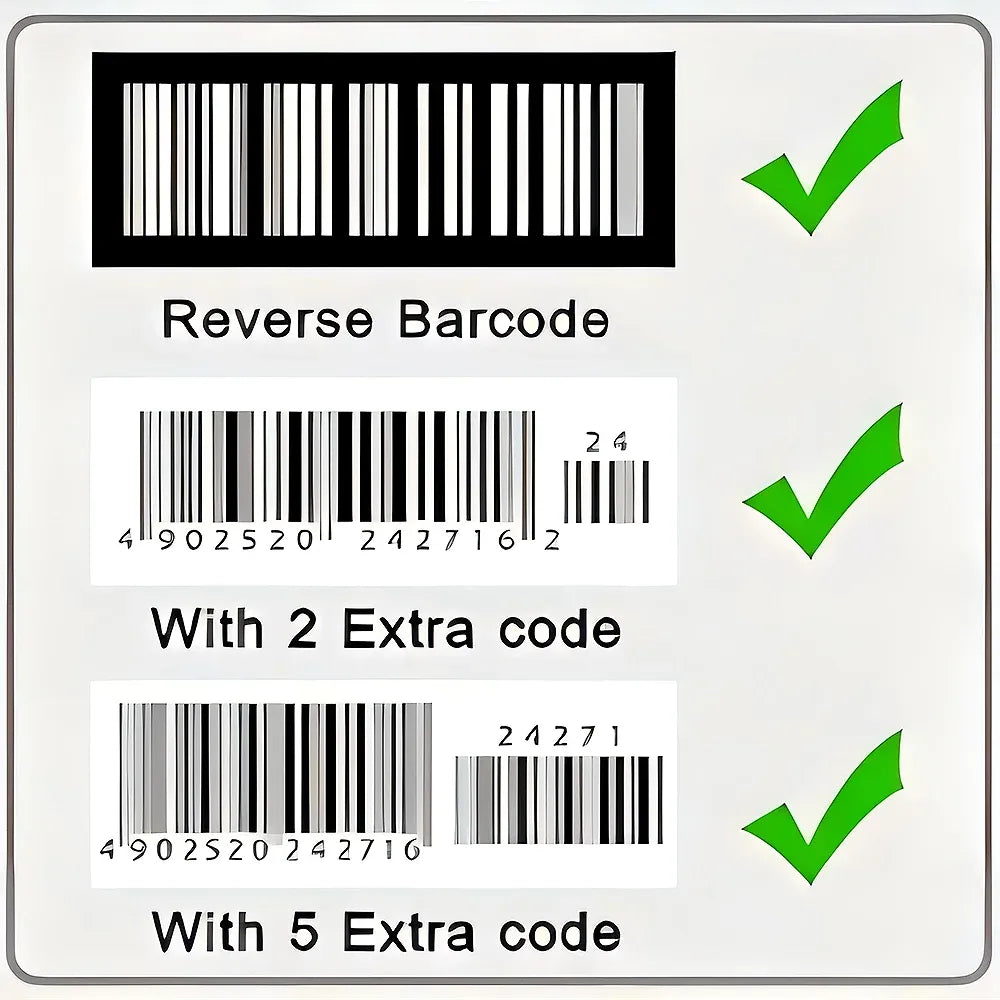 1680S USB 2D Barcode Scanner,Wired Automatic QR Code Scanner with Long USB Cable for POS Mobile Payment,Supermarket,Warehouse