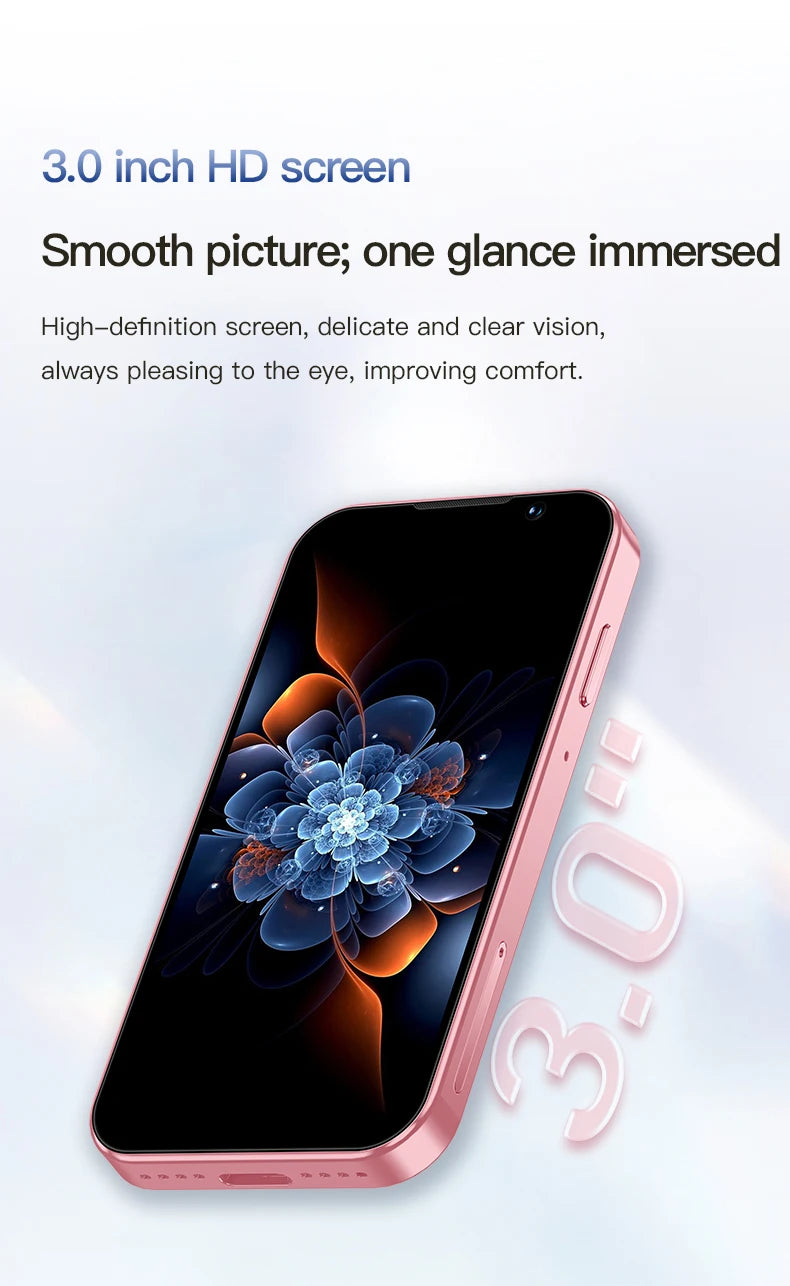 SOYES i17 Mini Android 9.0 Smartphone 3.0 Inches 2GB RAM 16GB ROM Dual SIM Standby Dual Camera Play Store 3G Little Phone