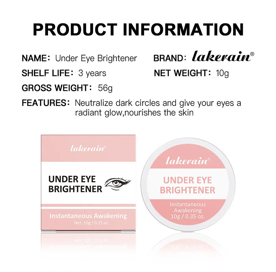 Korean Hydrating Brightening Eye Concealer and Contour Cream, Full Coverage, Long-lasting Eye Concealer for Perfect Makeup Look