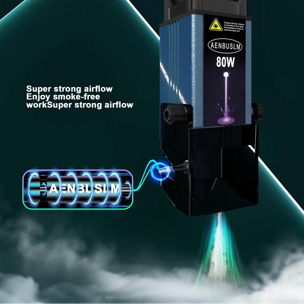 AENBUSLM 40W 80W Laser Engraving Head 450nm Blue Light Laser Module CNC Laser Cutting Machine DIY Engraver Woodworking Tools