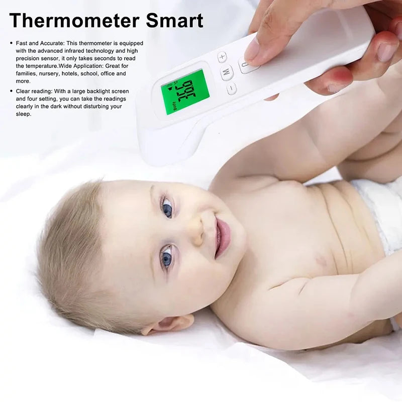 Forehead Digital Thermometer Non Contact Infrared Medical Thermometer Body Temperature Fever Measure Tool for Baby Adults