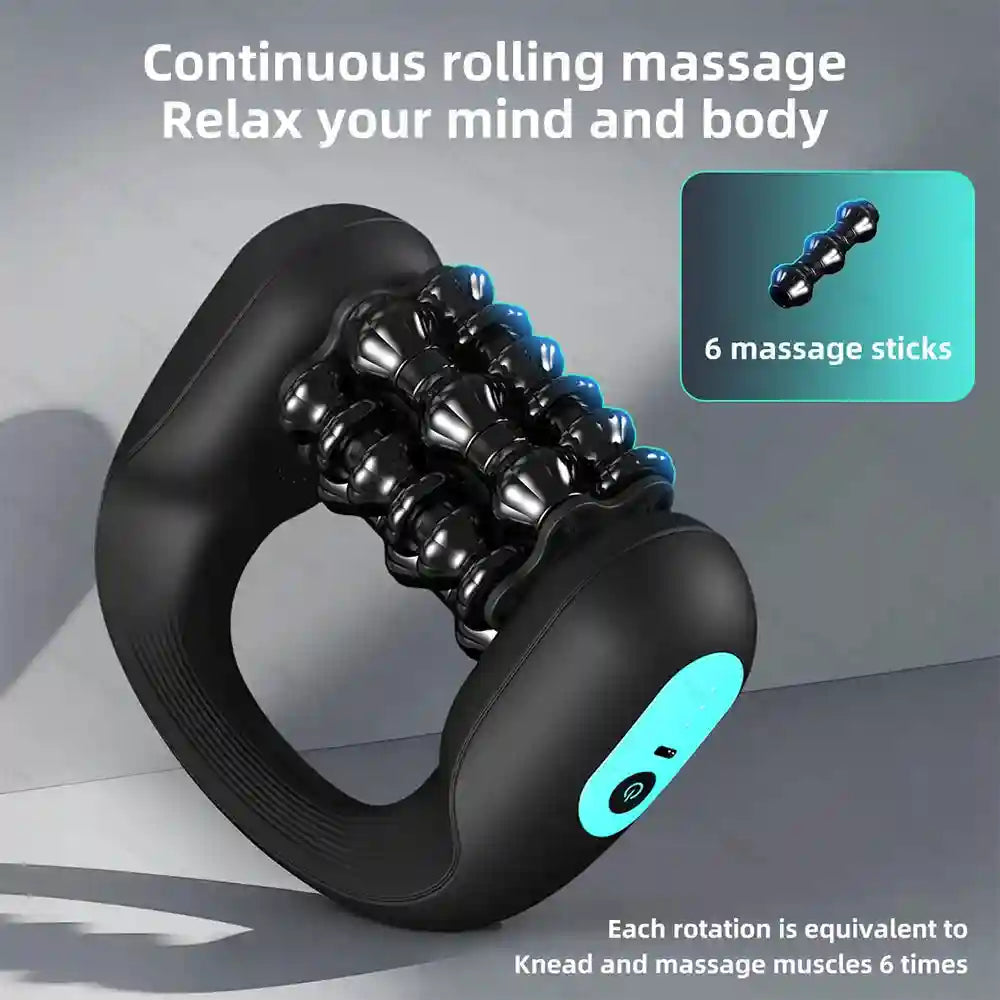 Electric Massage Roller | 3-Speed Deep Tissue Muscle Recovery Device Massage Roller Tidesmit