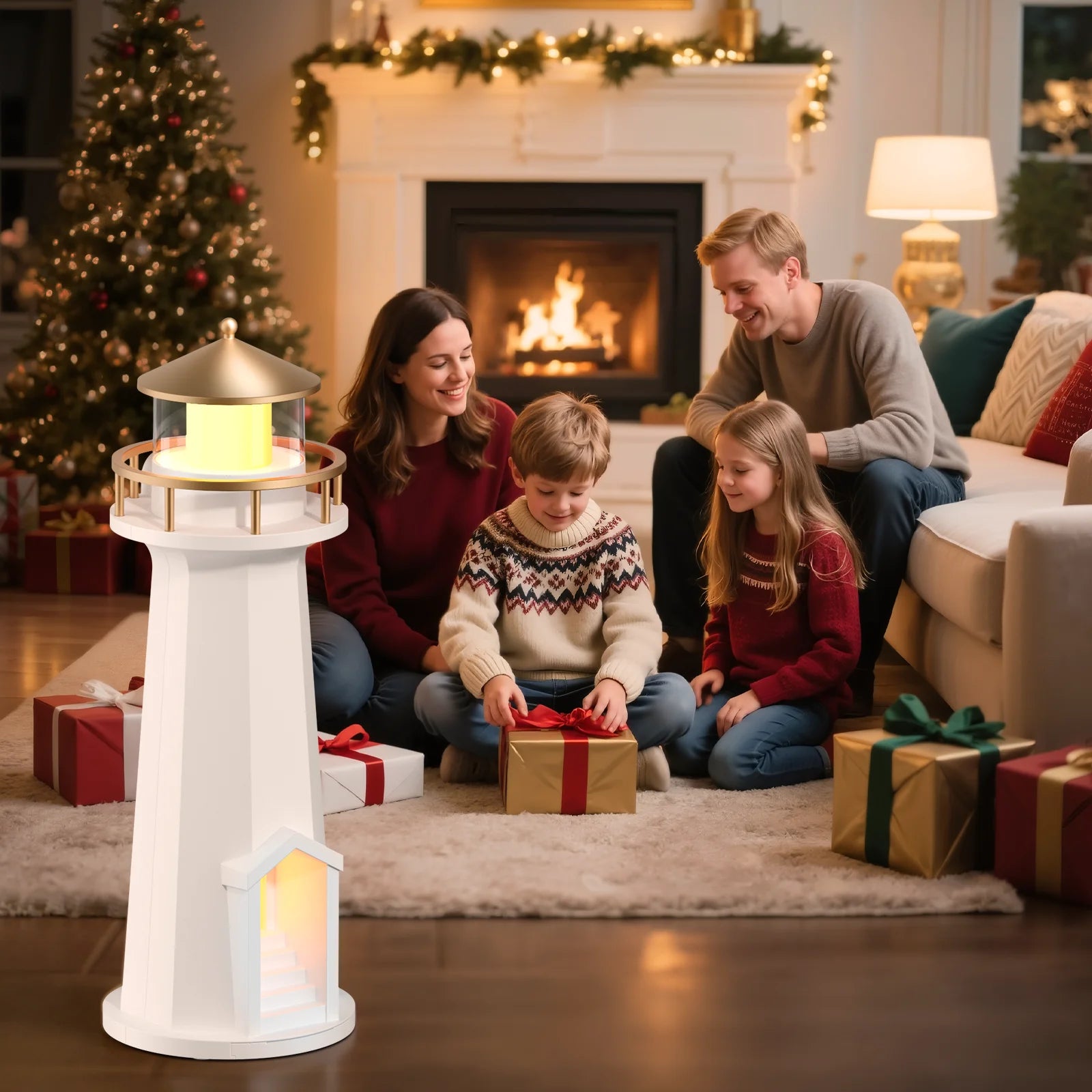 Moon Projector Wireless Charger with Bluetooth Speaker - White Tidesmit