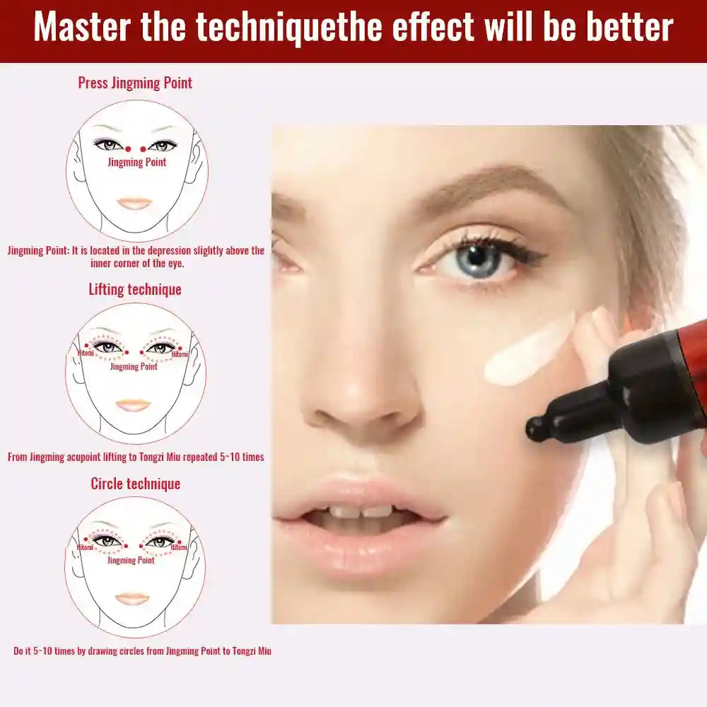 Eye Massage Instrument - Portable USB Facial Rejuvenation & Muscle Relief Eye Massage Instrument Tidesmit