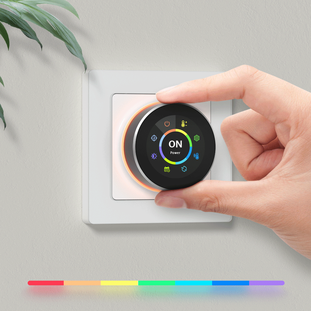 AVATTO WiFi Smart Knob Thermostat，Electric Floor Heating Water/Gas Boiler Temperature Controller Support Tuya Google Home,Alexa