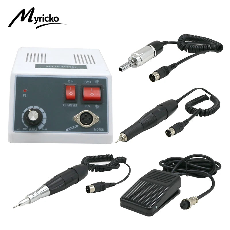 Dental Micromotor Polisher 35000 RPM Lab Handpiece - EU Certified Body Shaping Massage Equipment Tidesmit