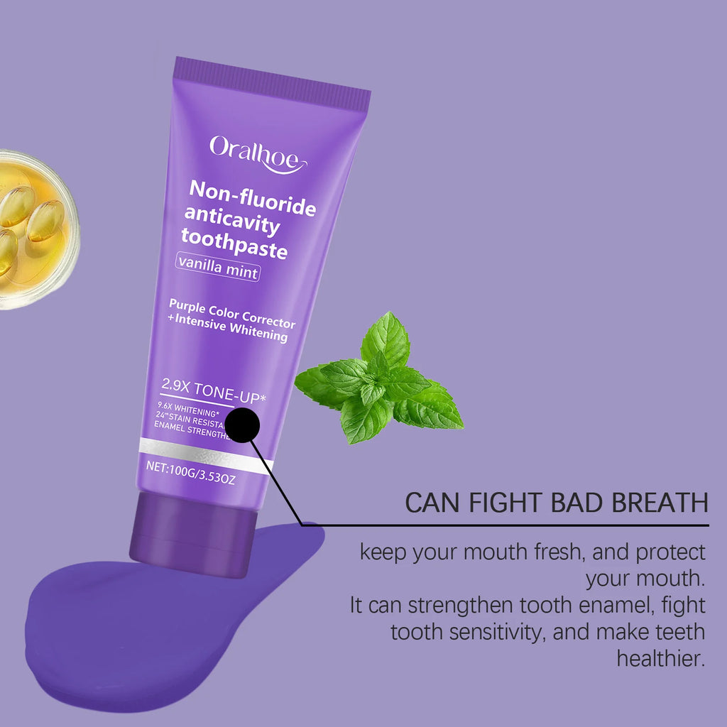 Tidesmit teeth restoration mineral powder for professional teeth whitening, stain removal, and fresh breath.
