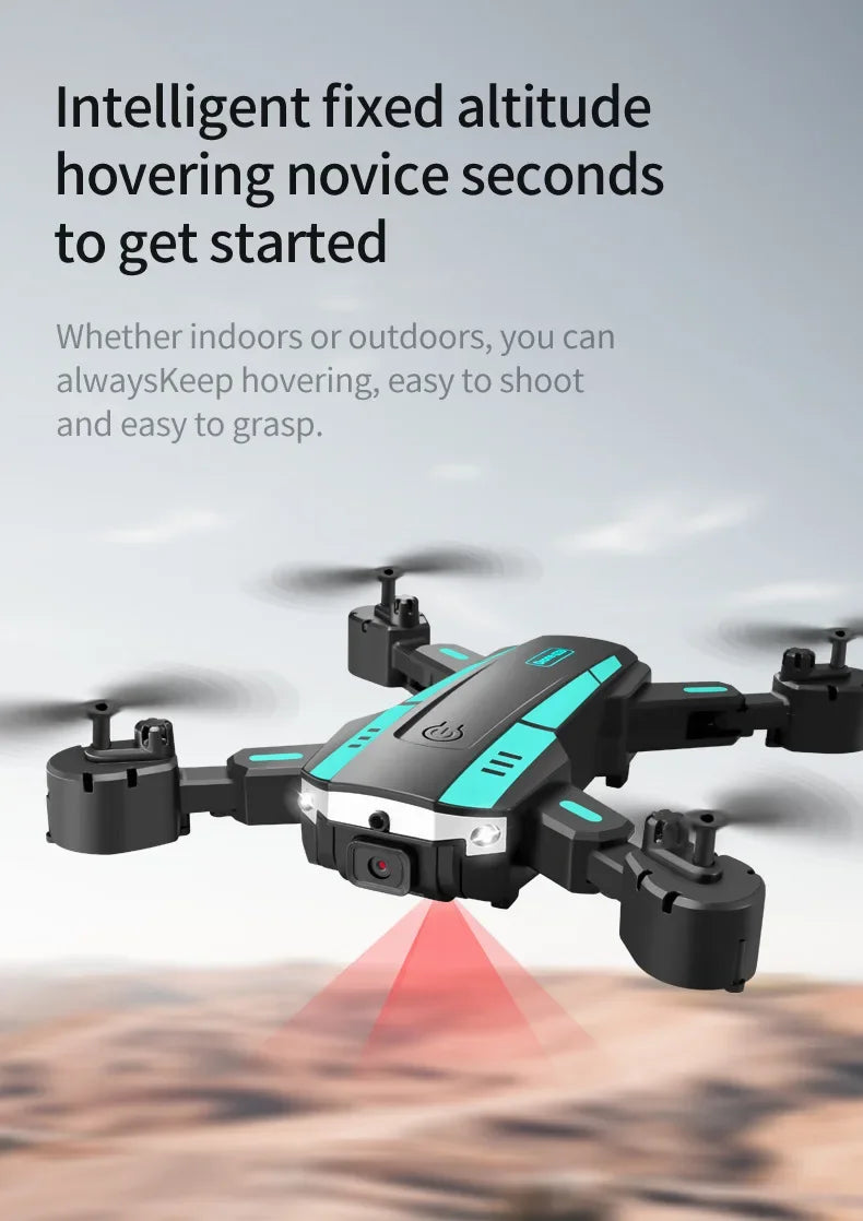 GPS Drone with 8K Dual Camera & Obstacle Avoidance - Foldable Design Tidesmit