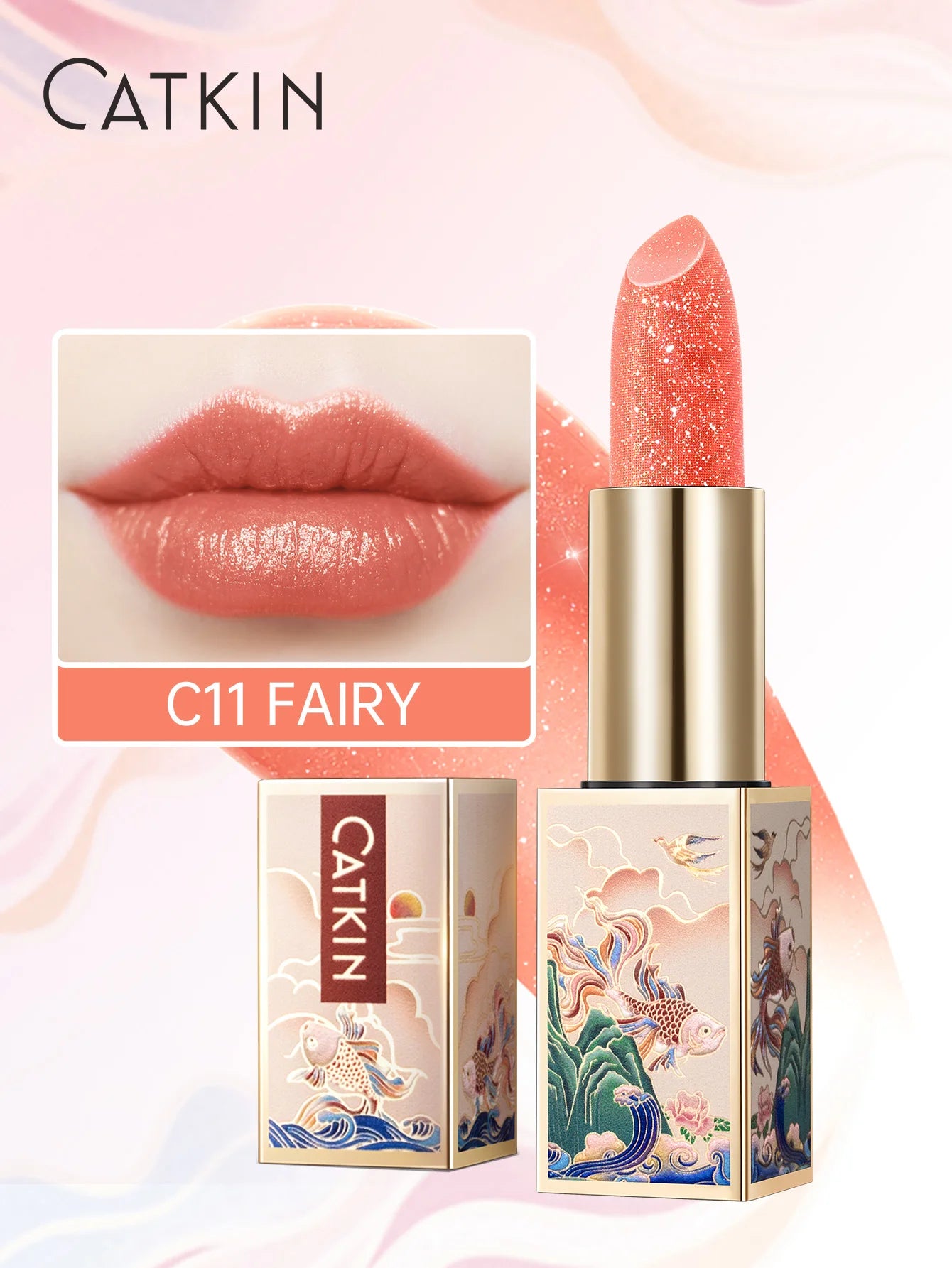 Color Changing Lip Balm: Hydrating Tinted Gloss by Tidesmit Lip Care C11 Fairy Tidesmit