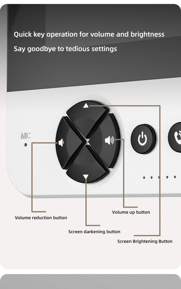 4.3 "Upgraded two-way wake-up infrared night vision video doorbell can be installed with indoor and outdoor electronic doorbells