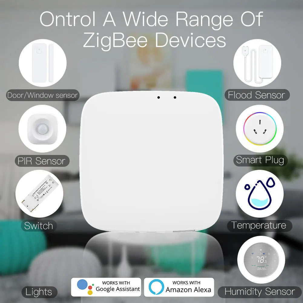 ZigBee Wired Gateway Hub for Smart Home Automation and WiFi Connectivity Tidesmit