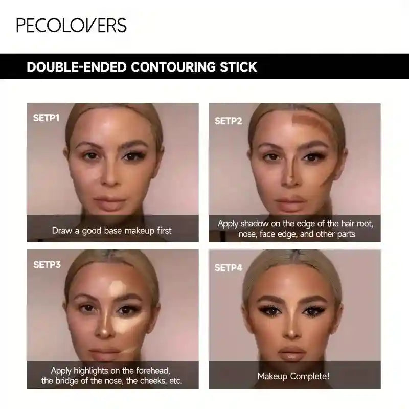 Tidesmit makeup base foundation stick for contouring and concealing shade swatch