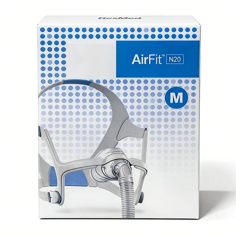 AirFit N20 CPAP Nasal Mask Replacement Kit with Soft Headgear Massage Cushion AirFit N20 Tidesmit