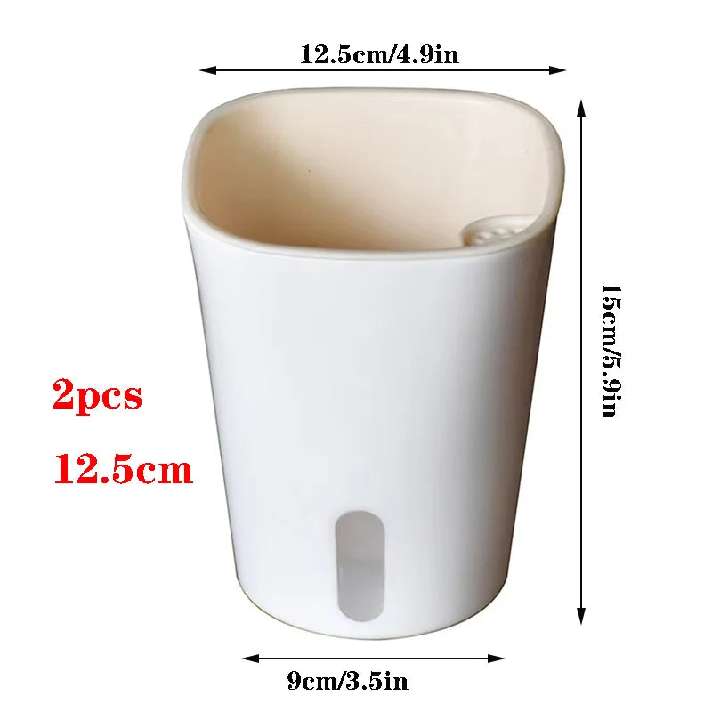 2pcs Self Watering Plants Pot  Automatic Watering Irrigation Gardening Pots for Plants Lazy Home Decoration Bonsai Plant Pot