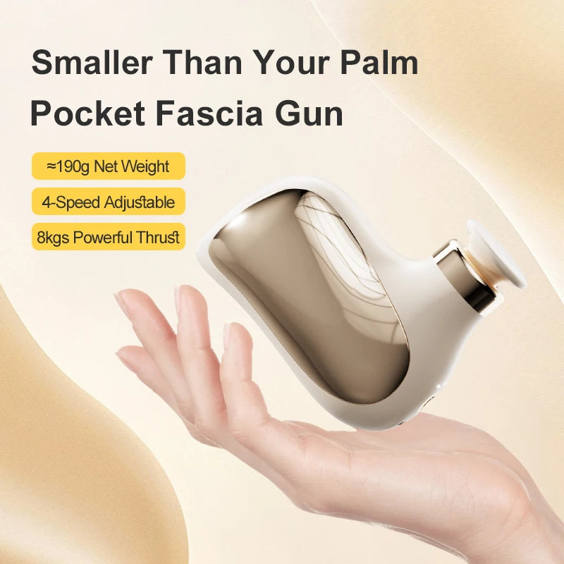 Muscle Massage Gun - Deep Tissue Percussive Therapy Tool, Stone, Type C Fascia Gun Tidesmit