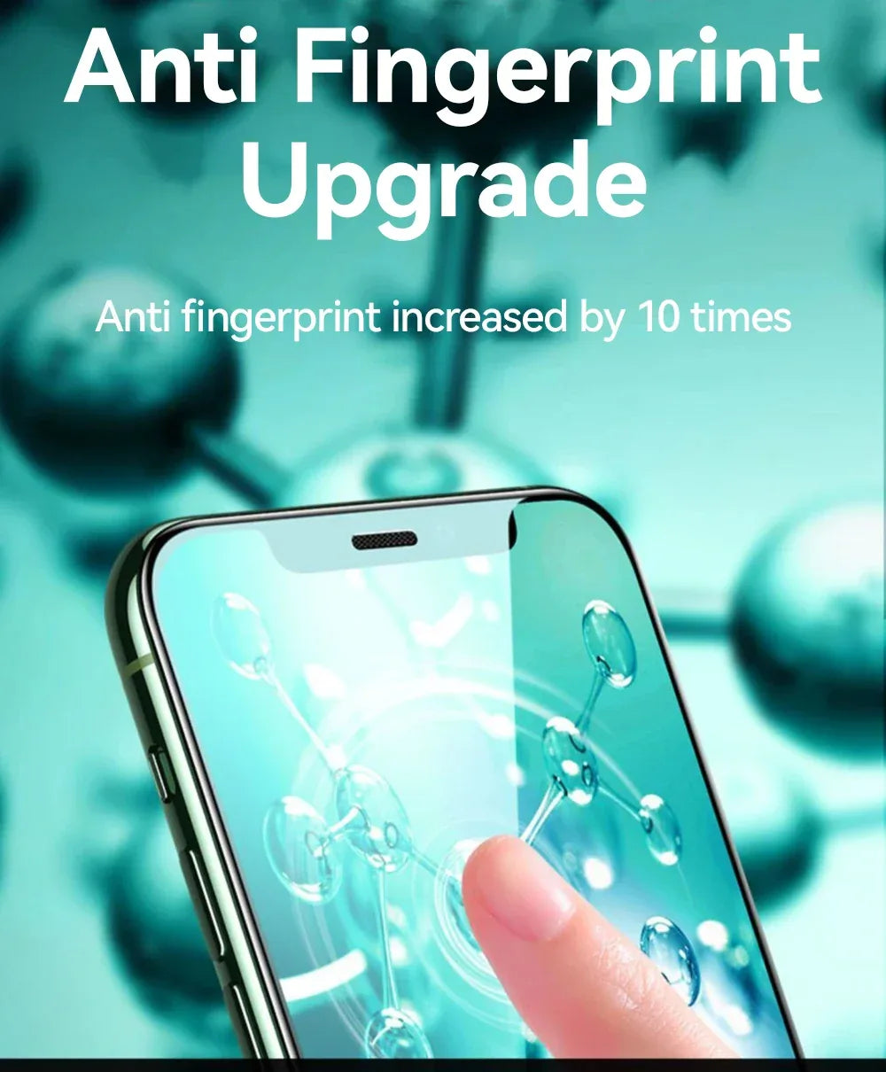 iPhone 15 Screen Protector Tempered Glass 9H Hardness Case Friendly 3pcs Tidesmit