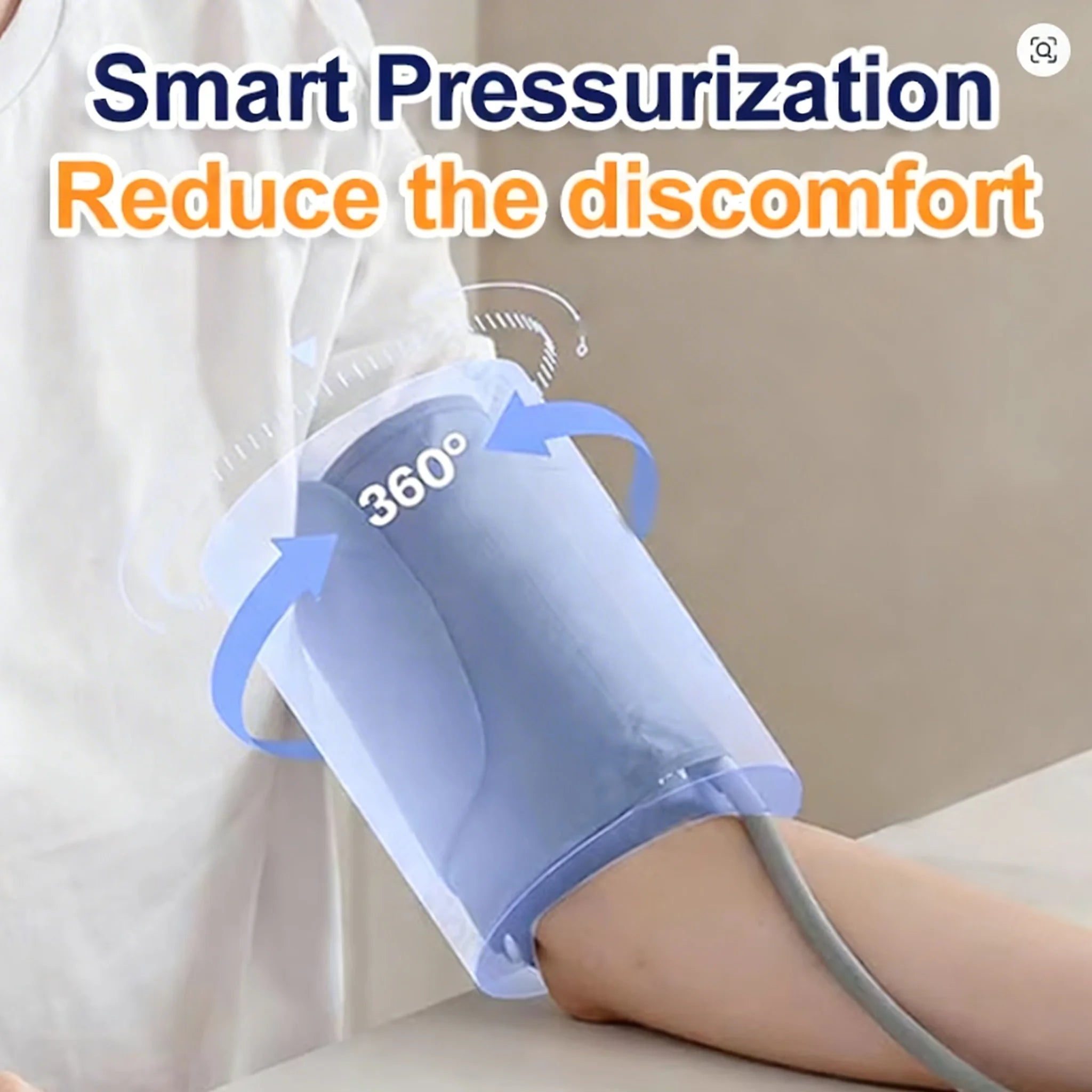 Digital Blood Pressure Monitor Upper Arm Cuff Home Use Automatic BP Tonometer Sensor Pulse Rate Meter Sphygmomanometer