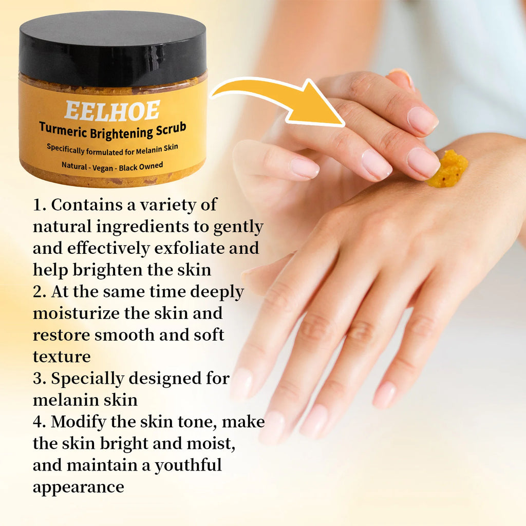 Turmeric Brightening Scrub for Dark Spots - Salon-Quality Glow Treatment Scrubs Treatments Tidesmit