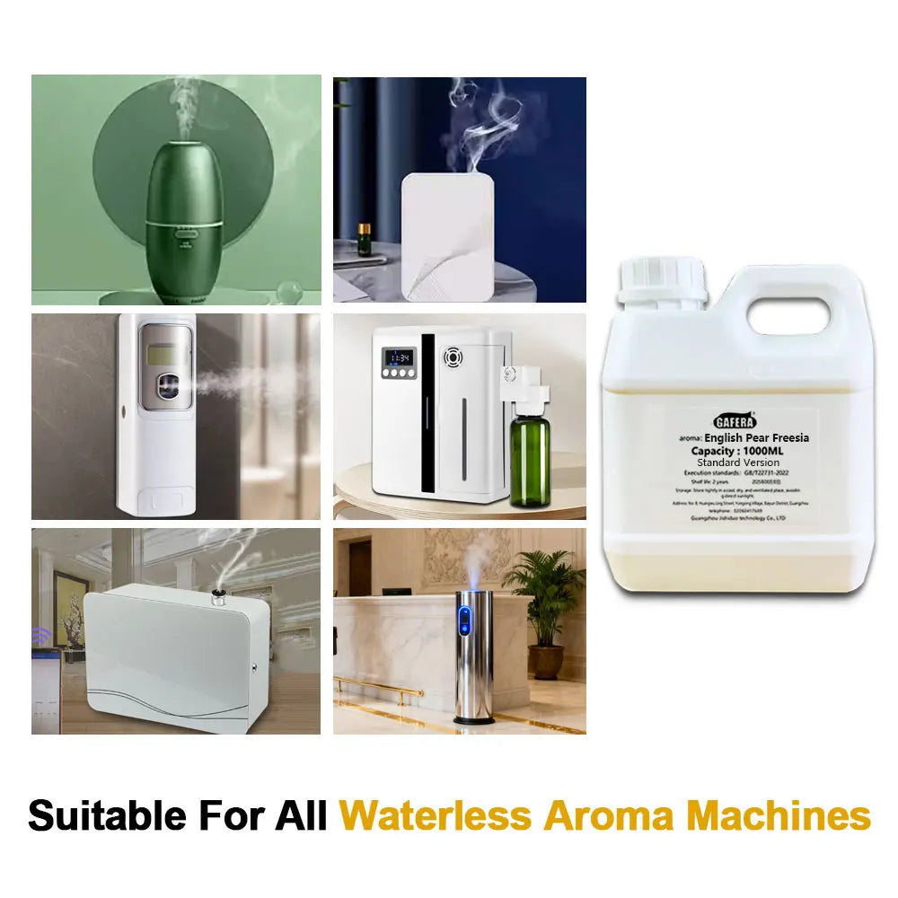 GAFERA 1000ml(33.8 fl.oz) Marriott Hotel/Hilton Essential Oils - For All Waterless Diffuser, Diffuser Replenish Aromatherapy Oil