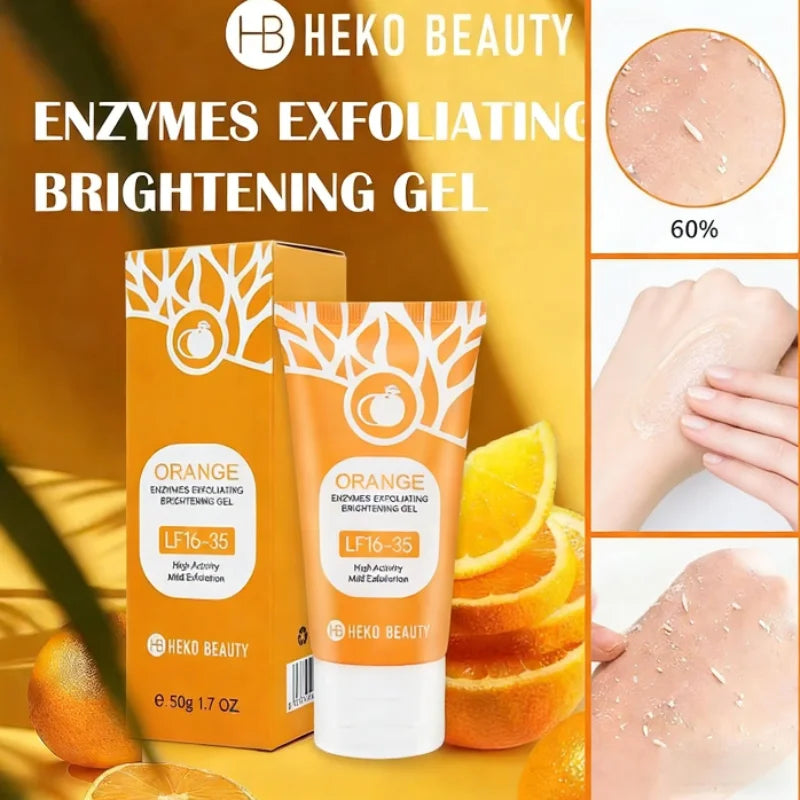 Orange Exfoliating Gel 100g | Deep Pore Cleanser & Skin Brightening Scrubs Treatments Tidesmit