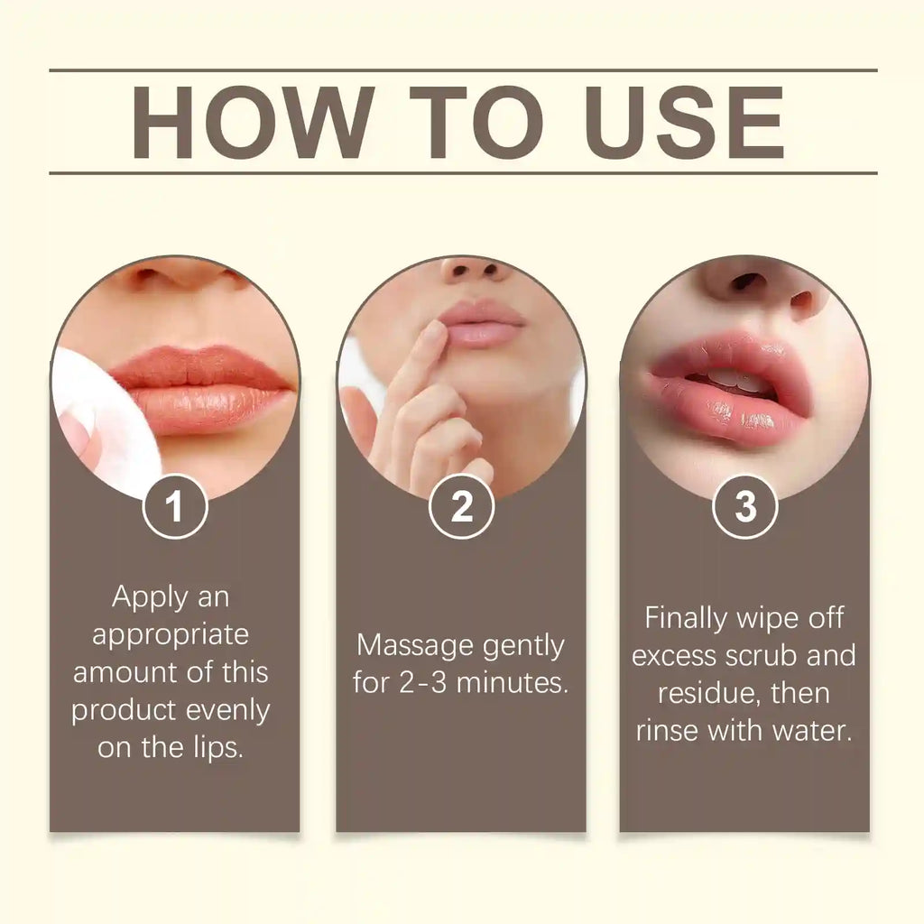 Brown Sugar Lip Scrub - Gentle Exfoliating Lip Treatment (30g) Lip Care Tidesmit