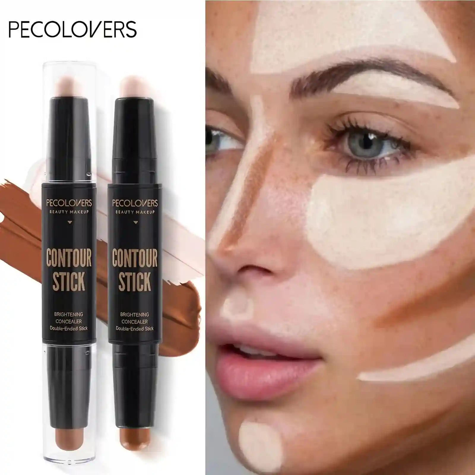 Tidesmit face makeup foundation stick for contouring concealing and bronzing