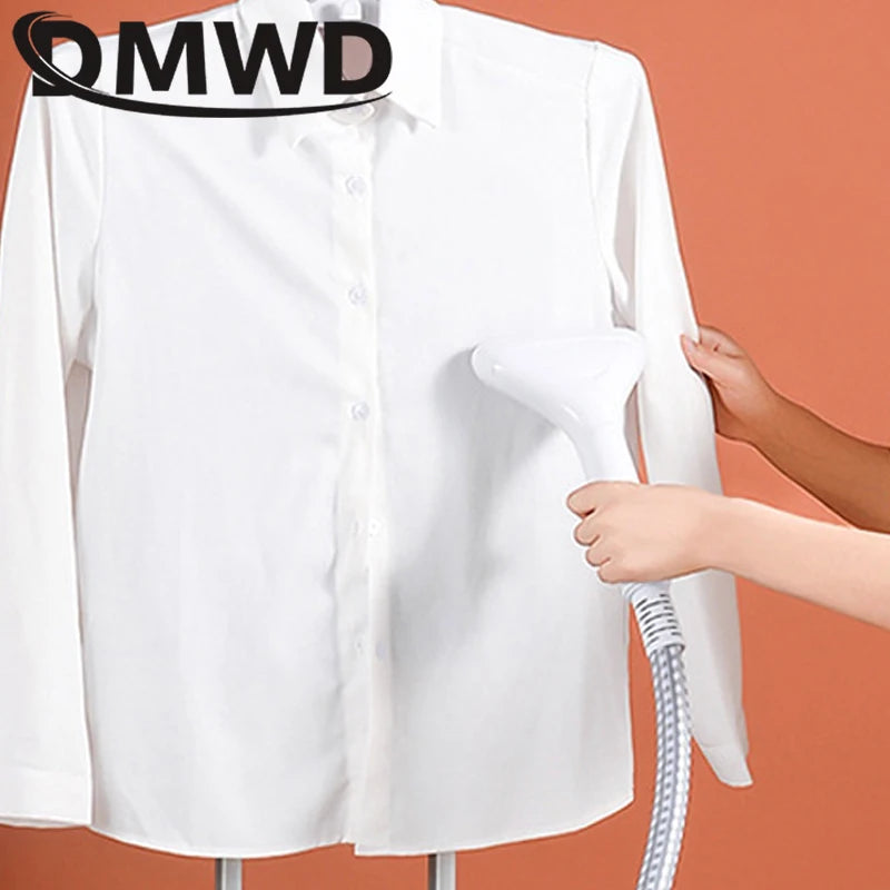 Tidesmit 2000W vertical hanging garment steamer showing adjustable steam settings and ergonomic nozzle detail